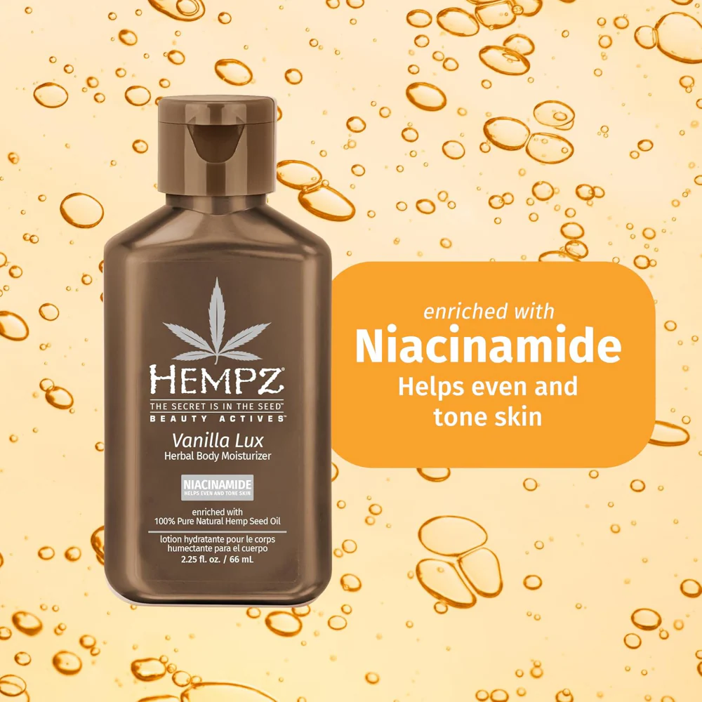 Hempz Mini Vanilla Lux Herbal Body Moisturiser 66ml - Image 2