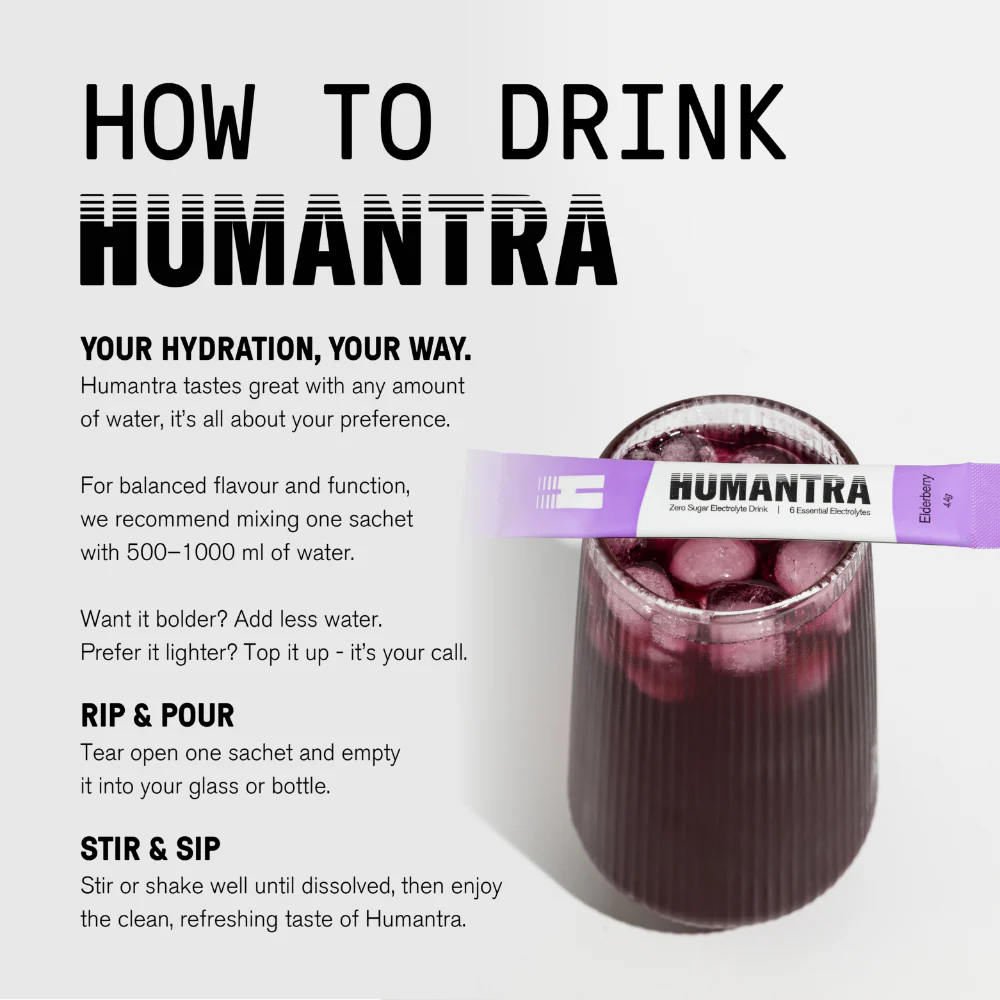 Humantra Elderberry Electrolyte Powder Hydrating Supplement x20 - Image 8