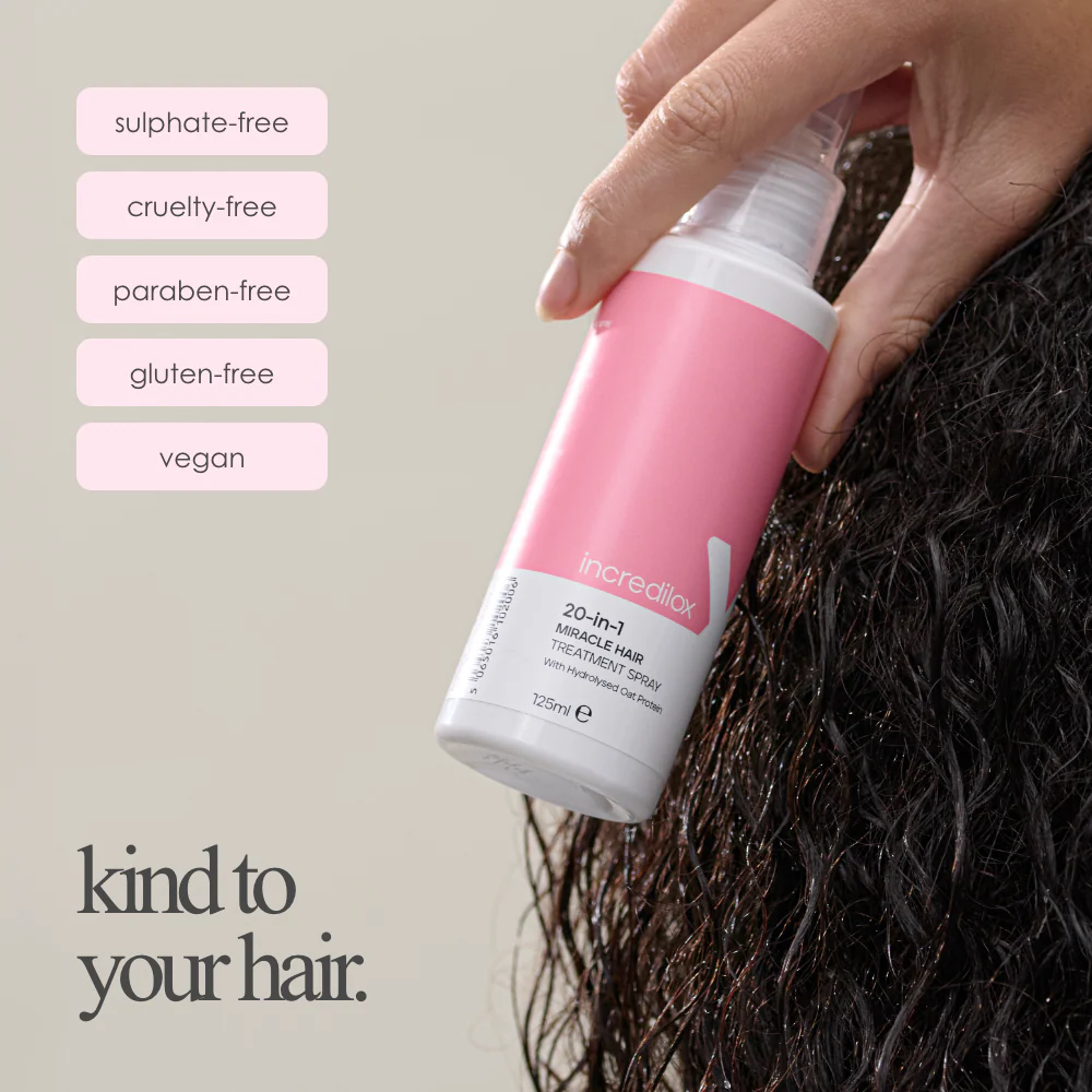 Incredilox 20-In-1 Miracle Hair Treatment Spray 125ml & Detangling Hair Brush Duo - Image 8