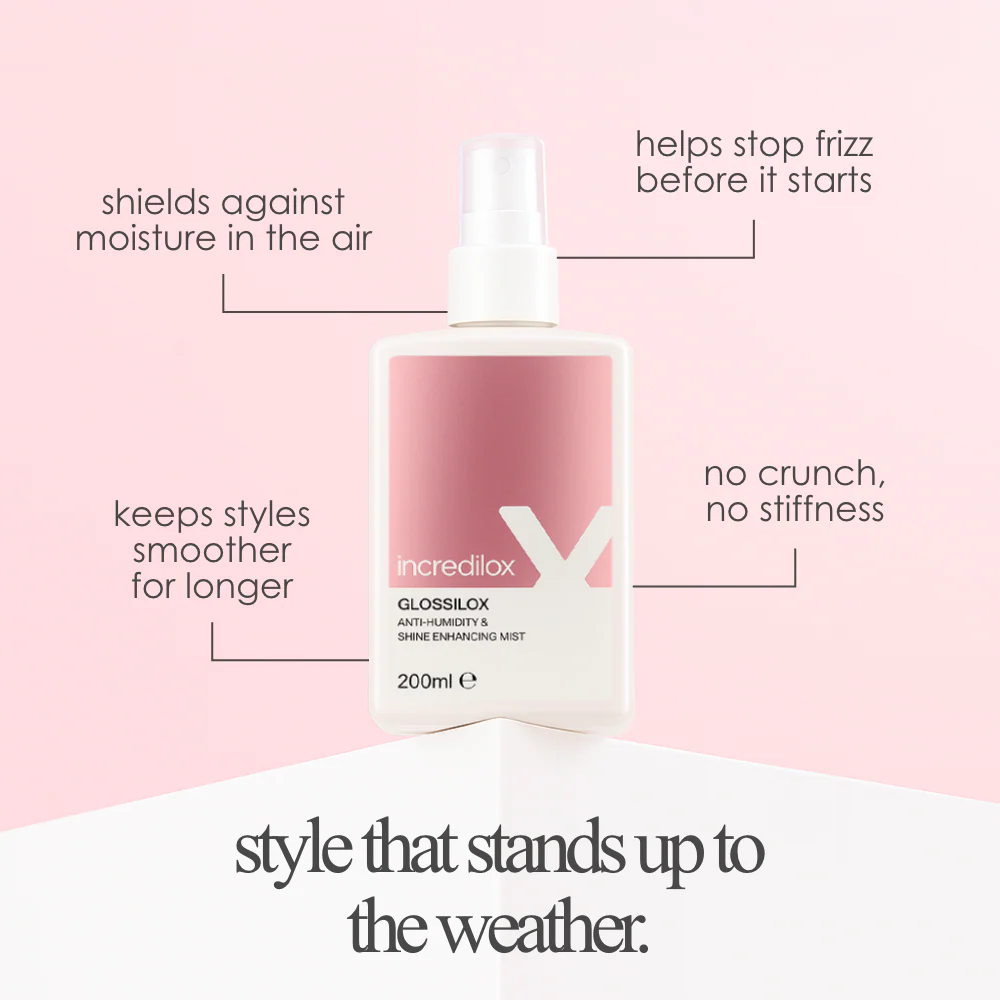 Incredilox Glossilox Anti-Humidity & Shine Enhancing Mist 200ml - Image 3