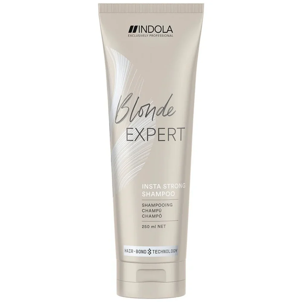 Indola Blonde Expert Insta Strong Shampoo 250ml & Spray Conditioner 200ml Twin - Image 2