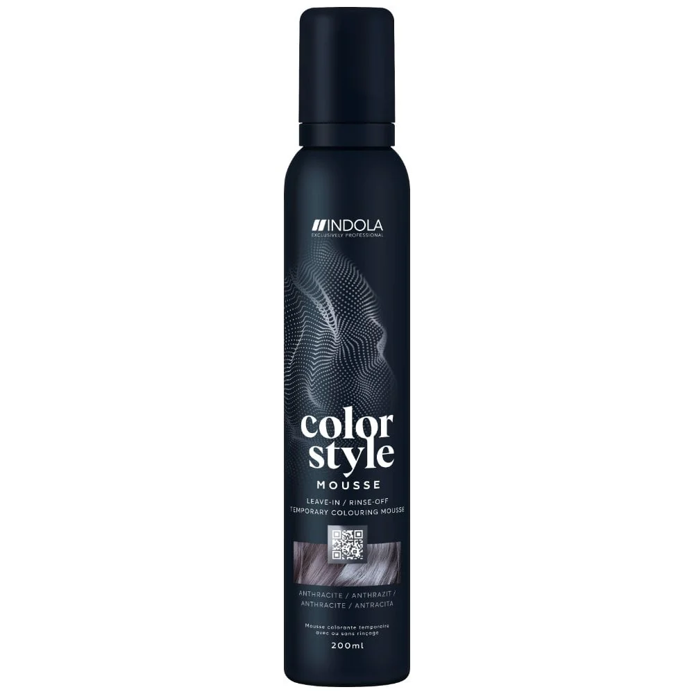Indola Colour Style Mousse Anthracite 200ml
