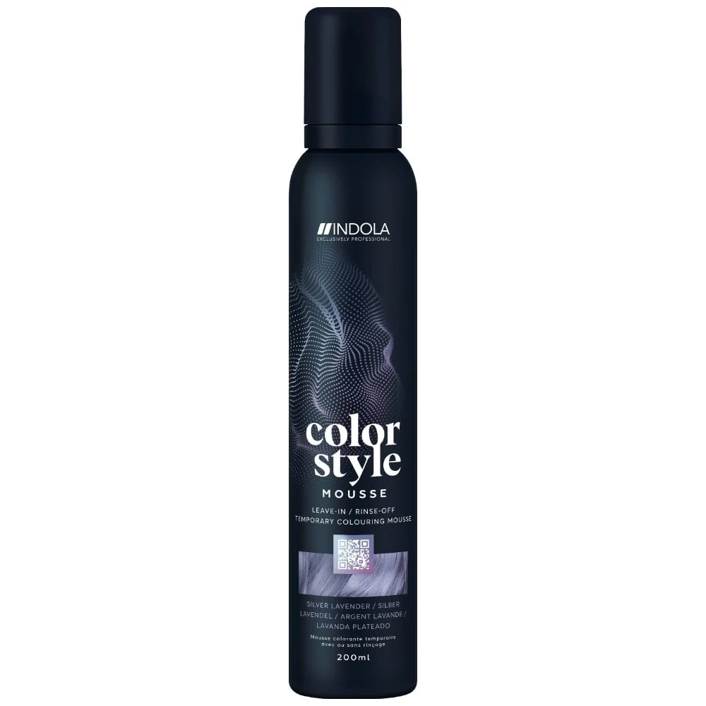 Indola Colour Style Mousse Silver Lavender 200ml
