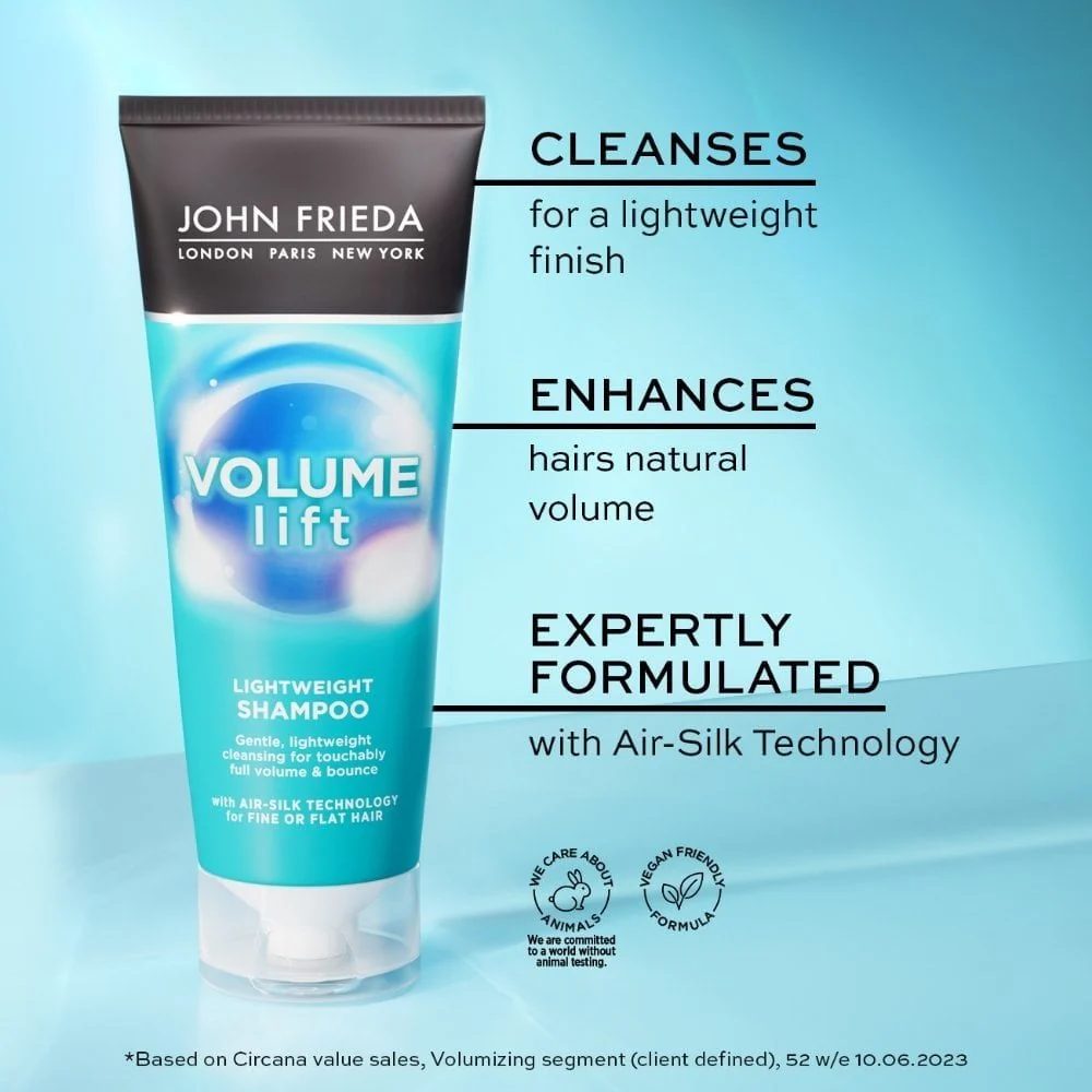 John Frieda Volume Lift Lightweight Shampoo & Conditioner Twin 2 x 250ml - Image 4