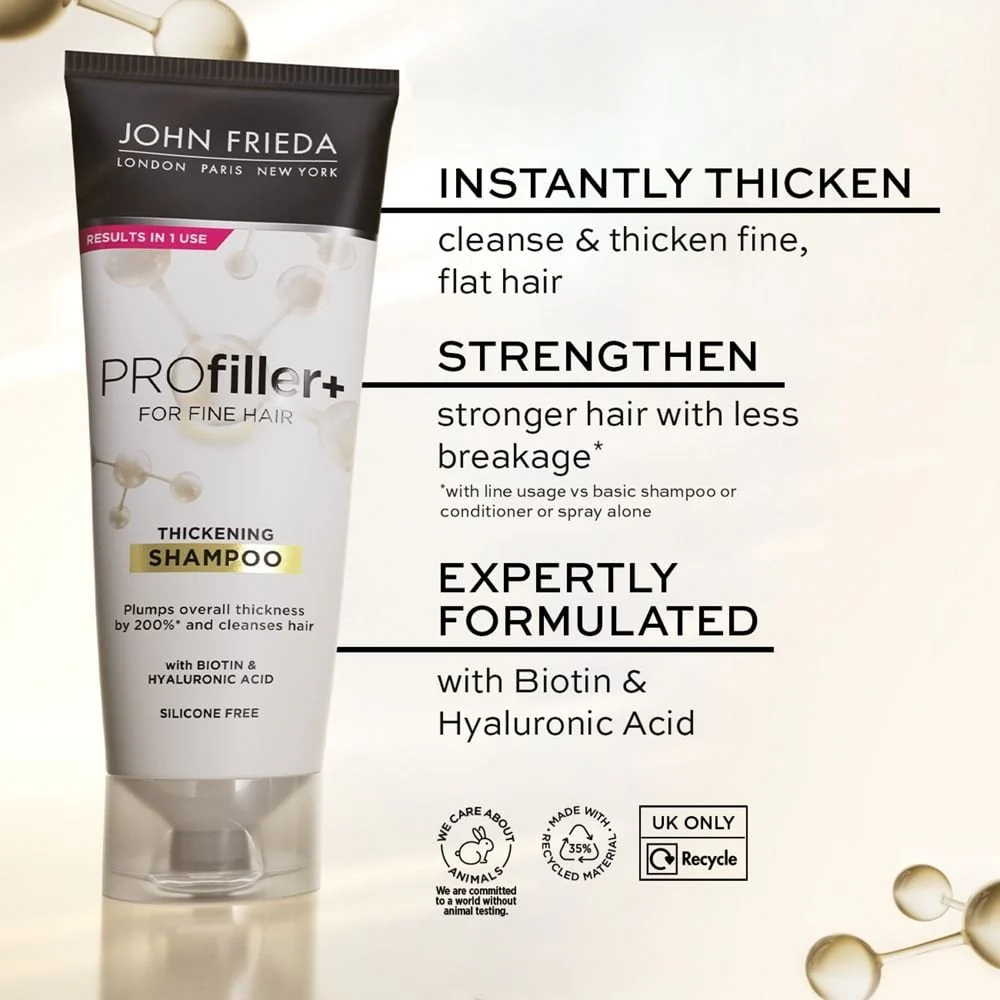 John Frieda Volume PROFiller+ Thickening Shampoo 250ml - Image 2
