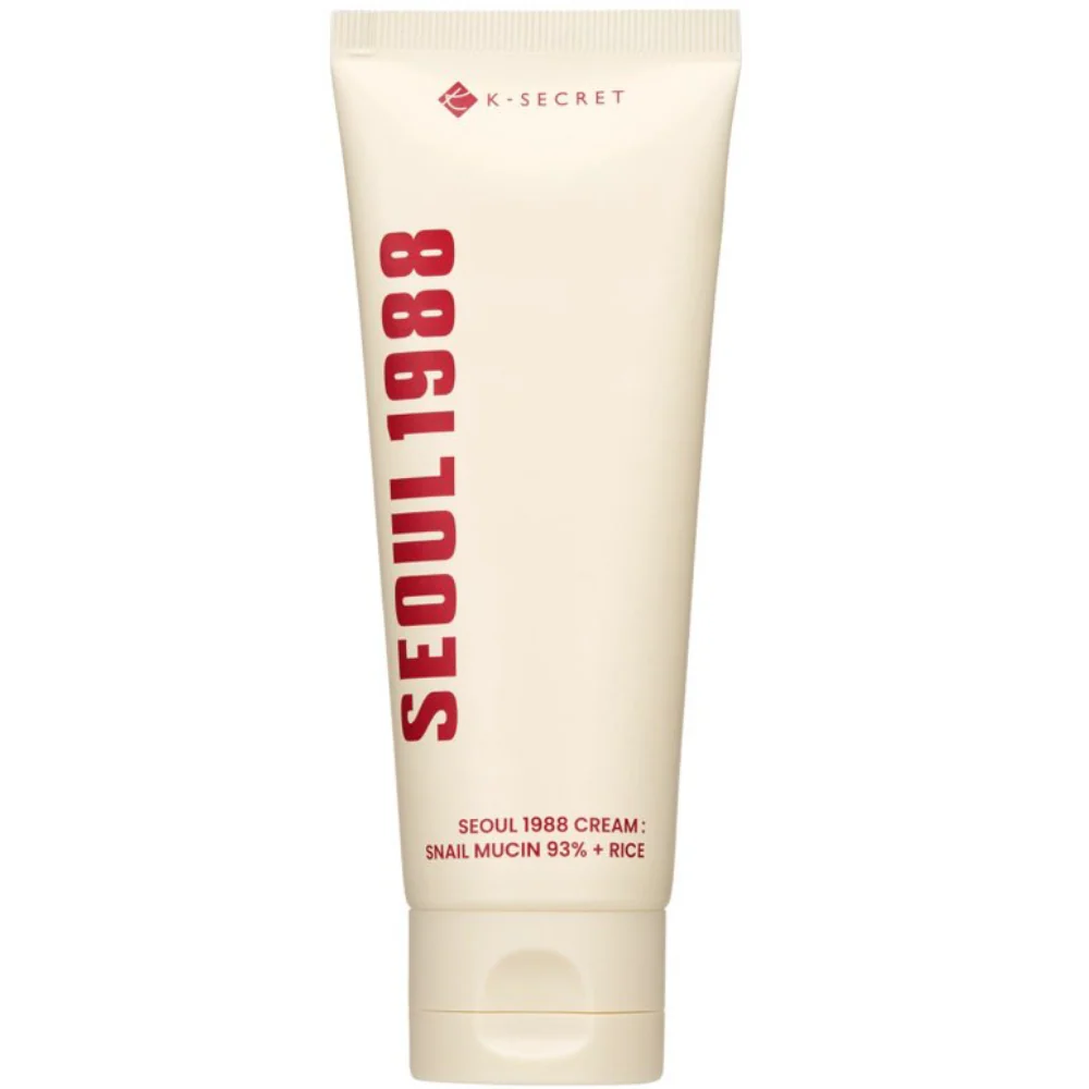 K-Secret Seoul 1988 Cream: Snail Mucin 93% + Rice 100ml