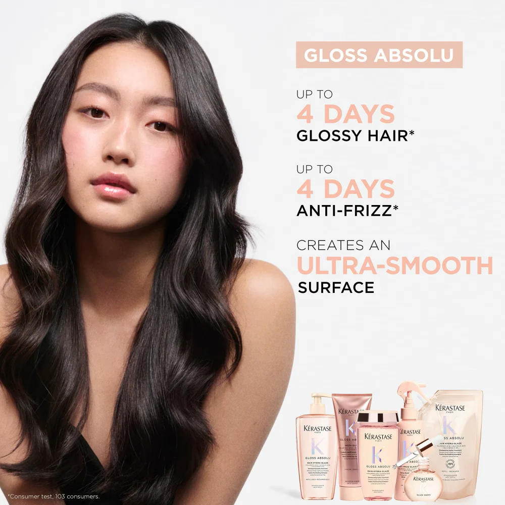 Kérastase Gloss Absolu Bain Hydra-Glaze Hydra-Illuminating Shampoo 80ml - Image 2