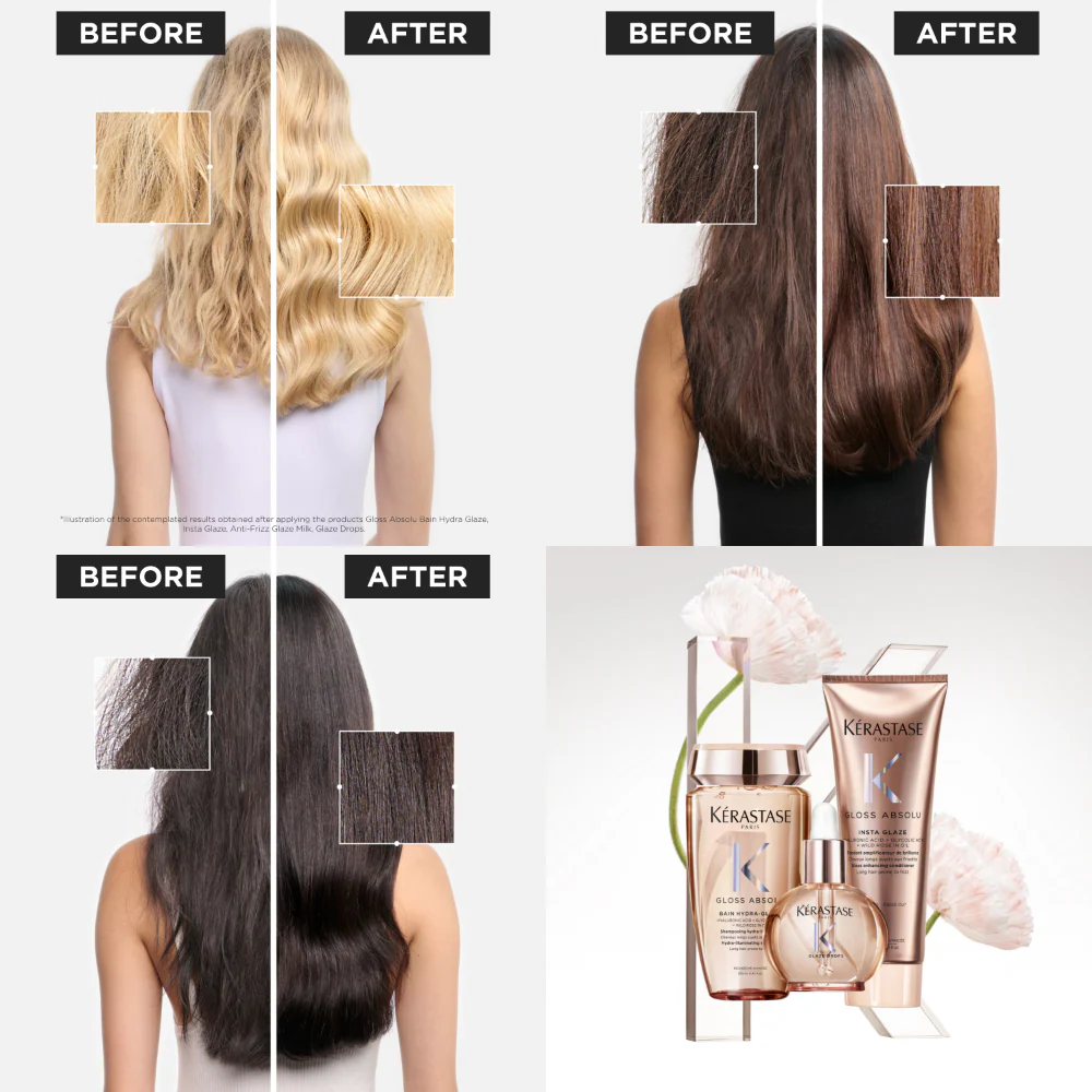 Kérastase Gloss Absolu Fondant Amplificateur Insta Glaze Gloss Enhancing Conditioner 250ml - Image 3