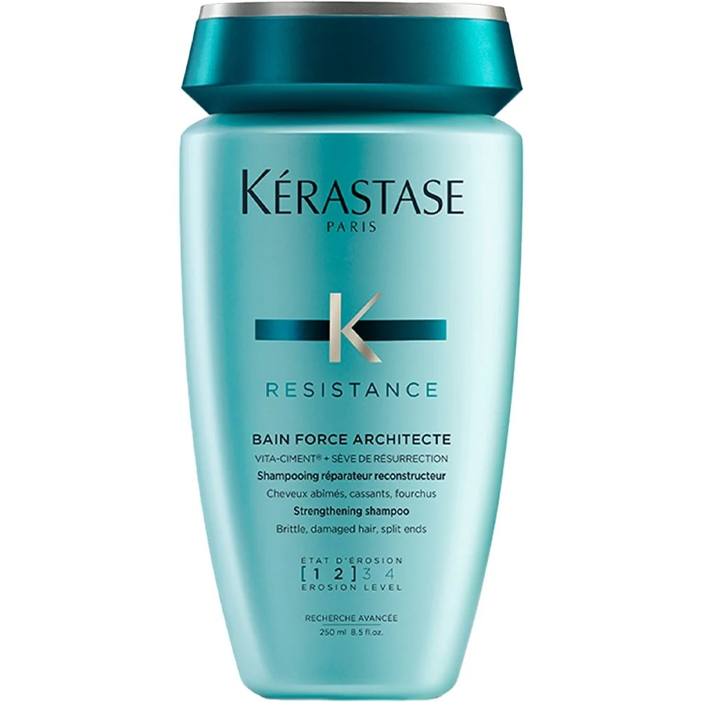 Kérastase Resistance Bain Force Architecte Daily Strengthening Shampoo 250ml & Ciment Thermique 150ml Twin - Image 2
