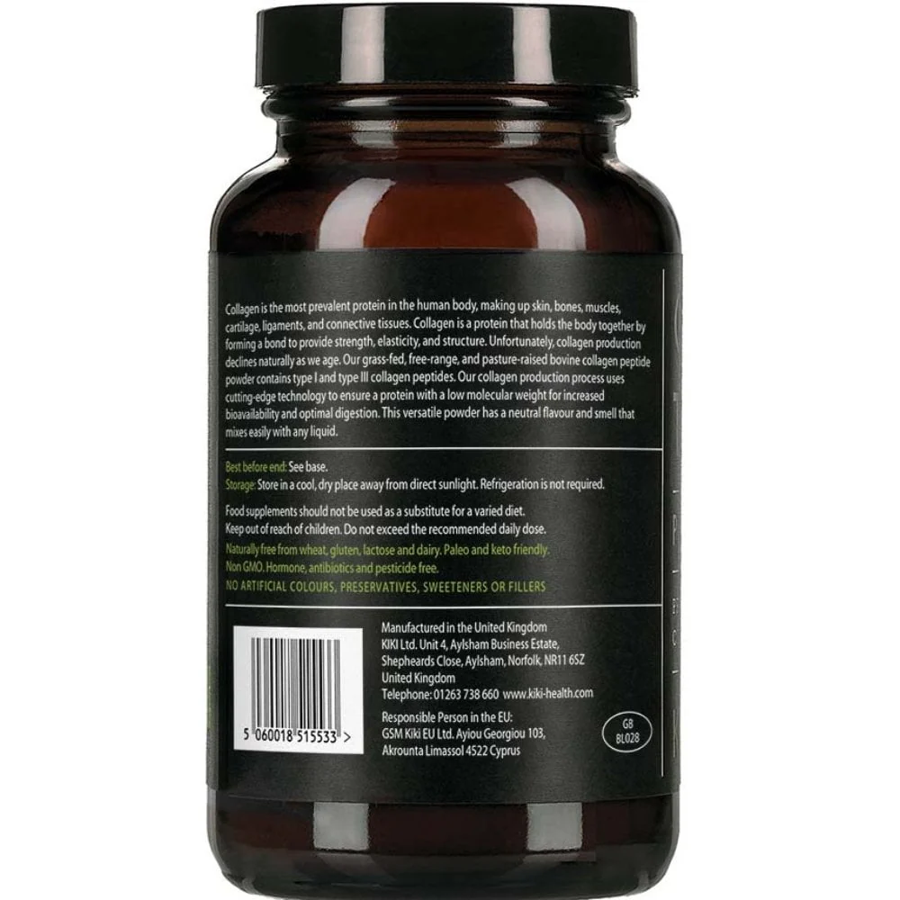 Kiki Health Unflavoured Hydrolysed Collagen Peptide Powder Food Supplement 200g - Image 3