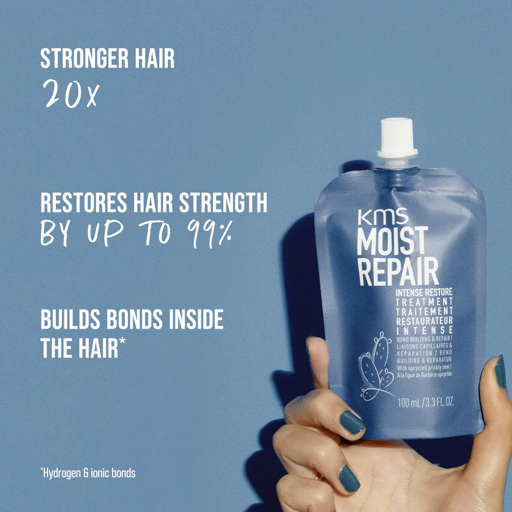 KMS Moist Repair Intense Restore Bond Building & Repair Treatment 100ml - Image 2