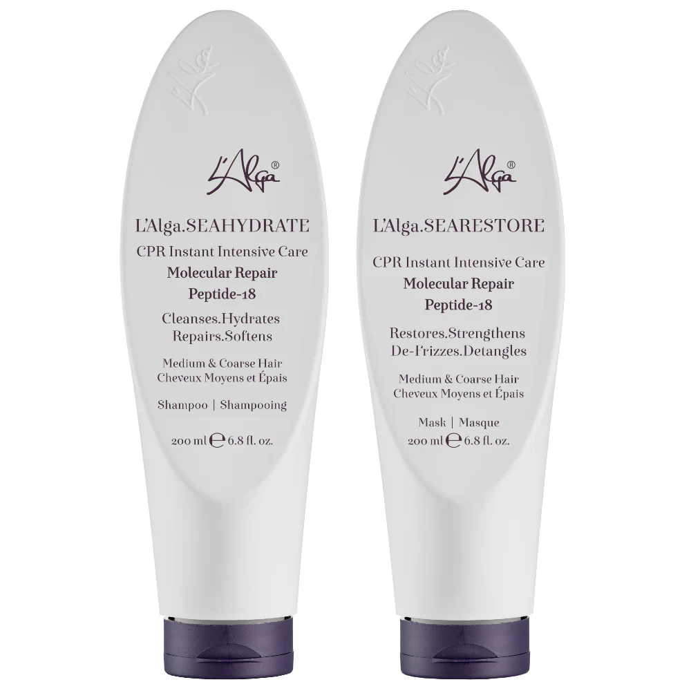 L'Alga CPR SeaHydrate Shampoo & Mask for Medium & Coarse Hair Twin 2 x 200ml