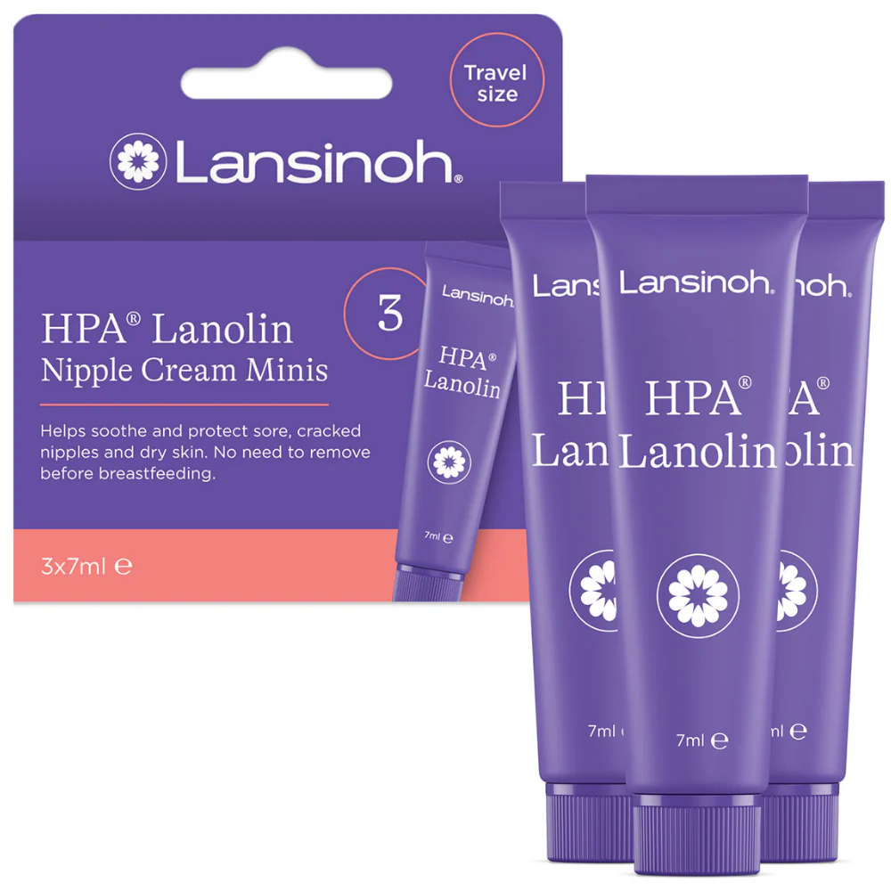 Lansinoh HPA Lanolin Nipple Cream Minis 3 x 7ml
