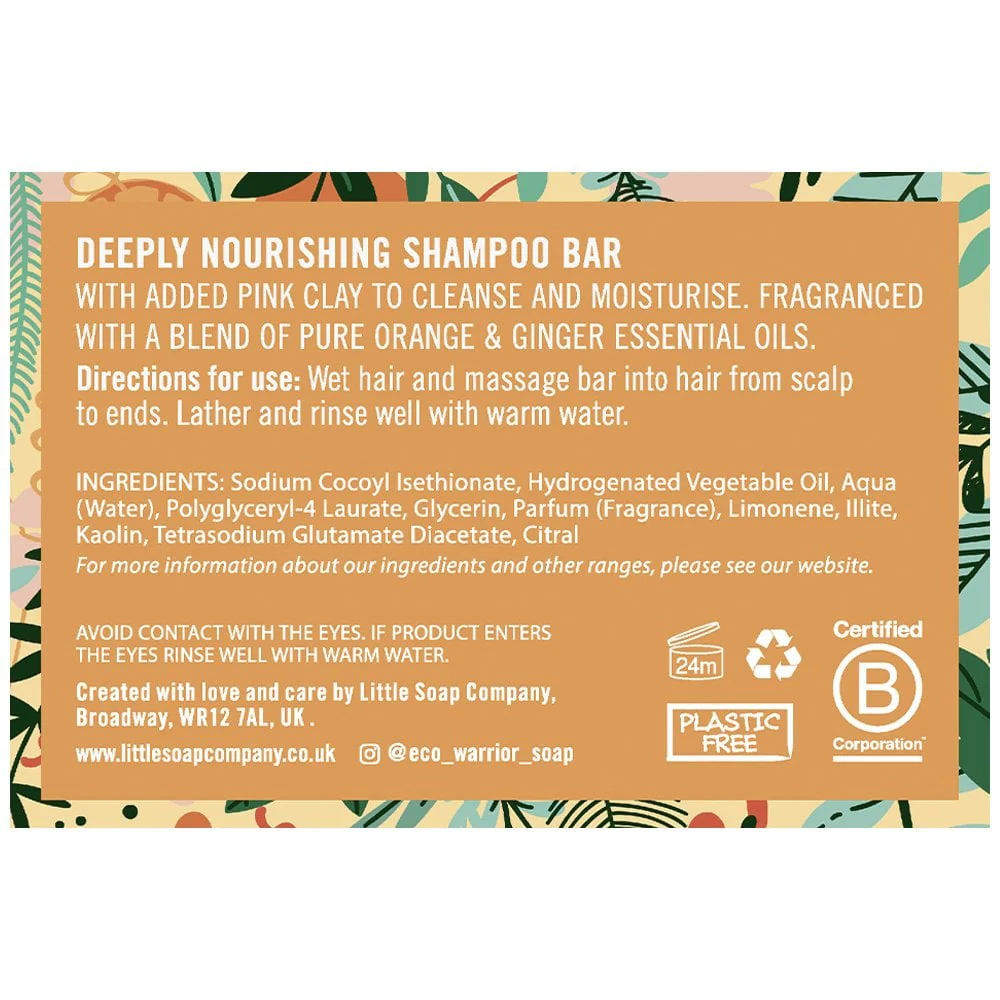 Little Soap Company Eco Warrior Deeply Nourishing Shampoo Bar 100g - Image 4