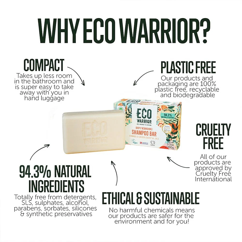 Little Soap Company Eco Warrior Deeply Nourishing Shampoo Bar 100g - Image 9