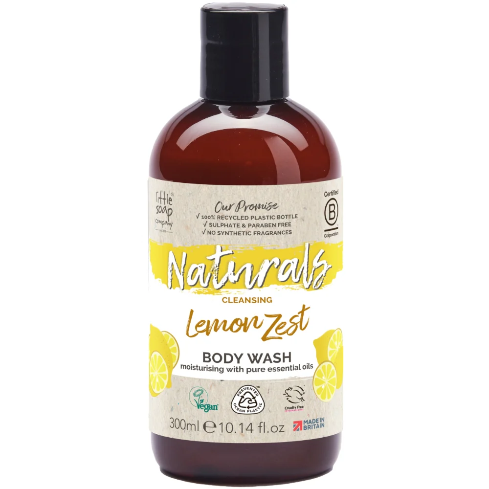 Little Soap Company Naturals Lemon Zest Cleansing Body Wash 300ml