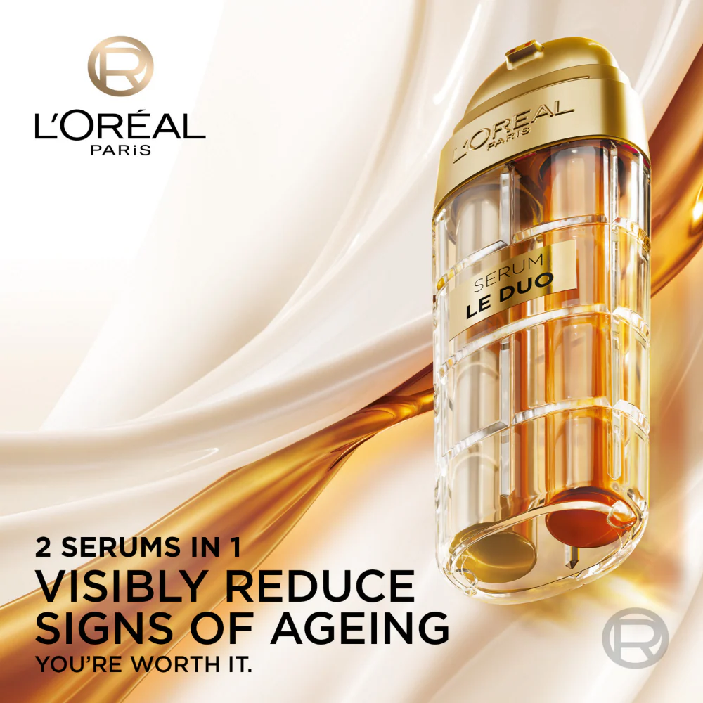 L'Oreal Paris Age Perfect Age Defying Serum Le Duo 30ml - Image 3