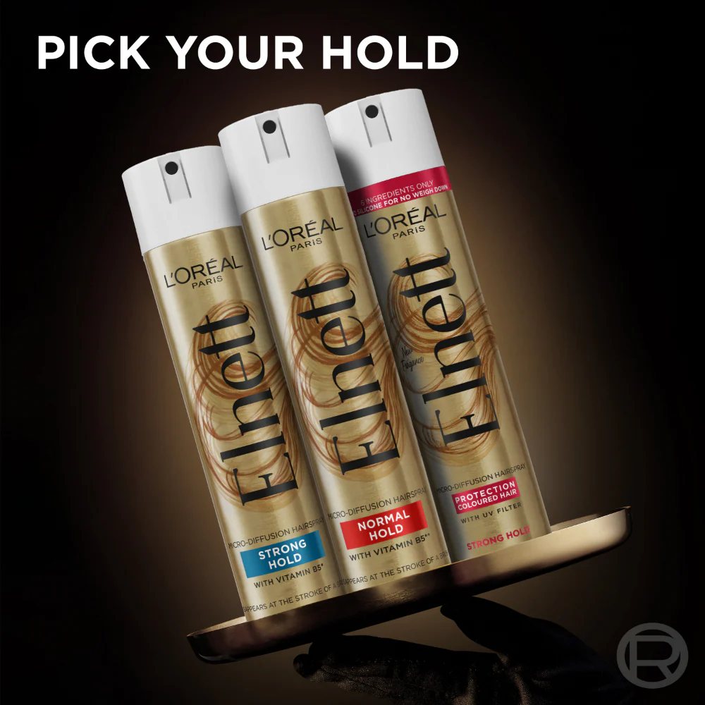 L'Oreal Paris Elnett Strong Hold Hairspray for Dull Hair 400ml - Image 5
