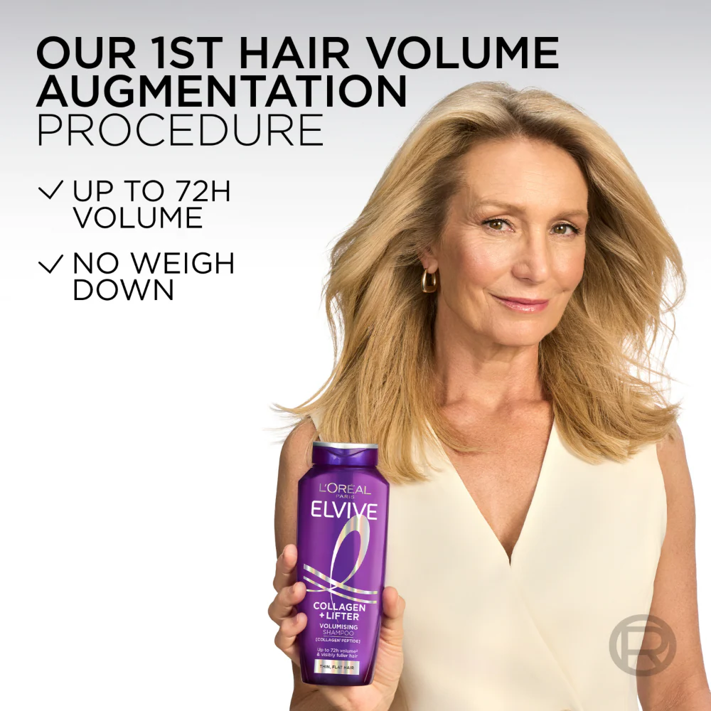 L'Oreal Paris Elvive Collagen Lifter Volumising Shampoo 250ml - Image 8
