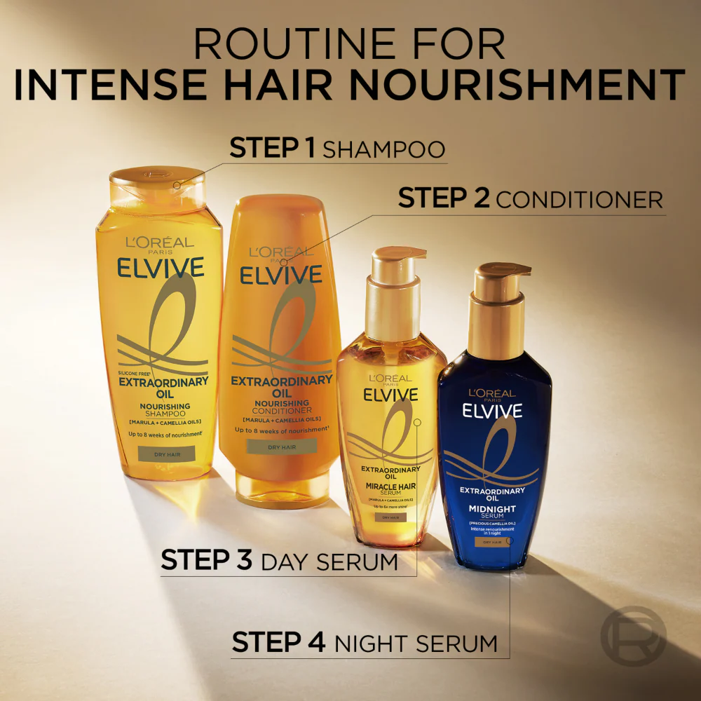 L'Oreal Paris Elvive Extraordinary Oil Nourishing Shampoo 400ml - Image 6