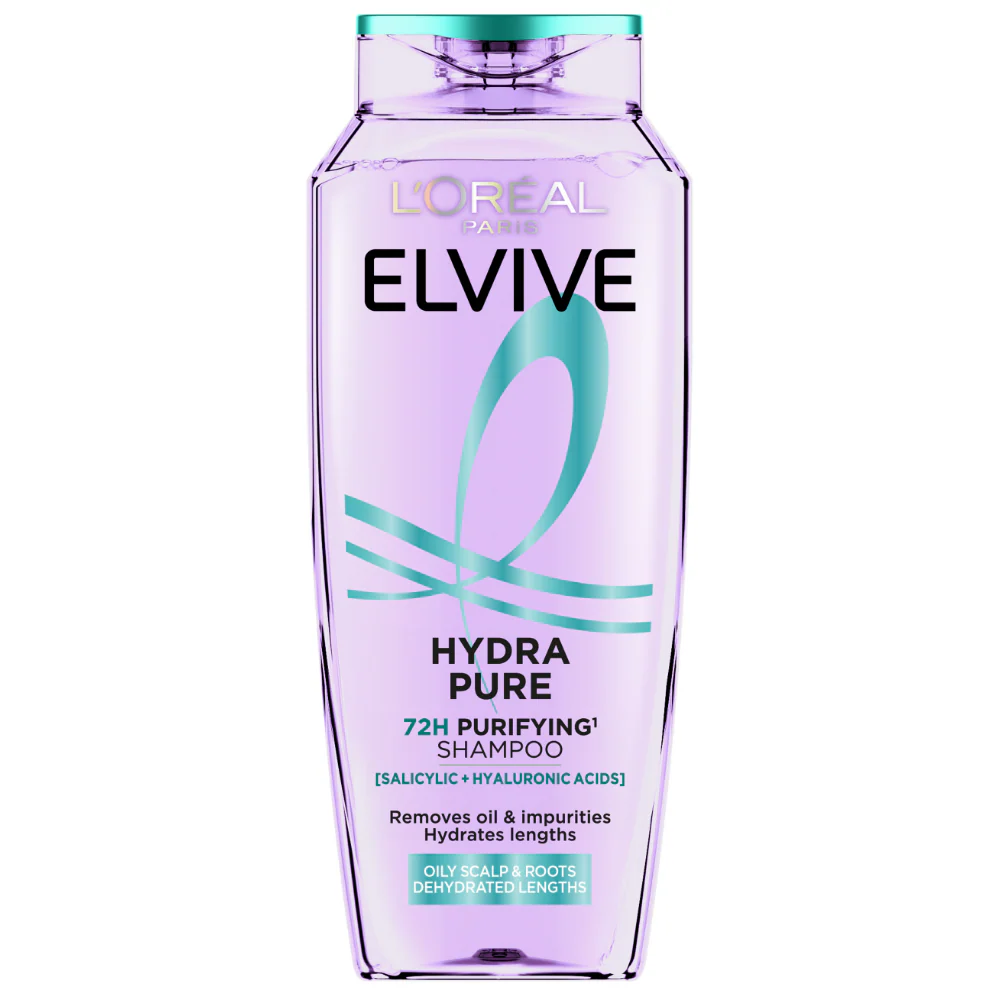 L'Oreal Paris Elvive Hydra Pure 72H Purifying Shampoo 400ml