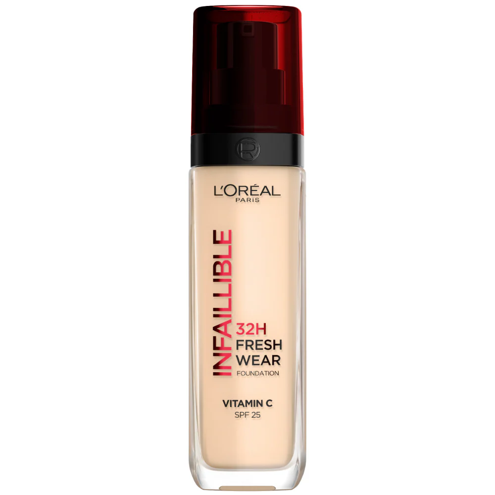 L'Oreal Paris Infallible 32H Fresh Wear Vitamin C Foundation SPF25 35ml - Image 31