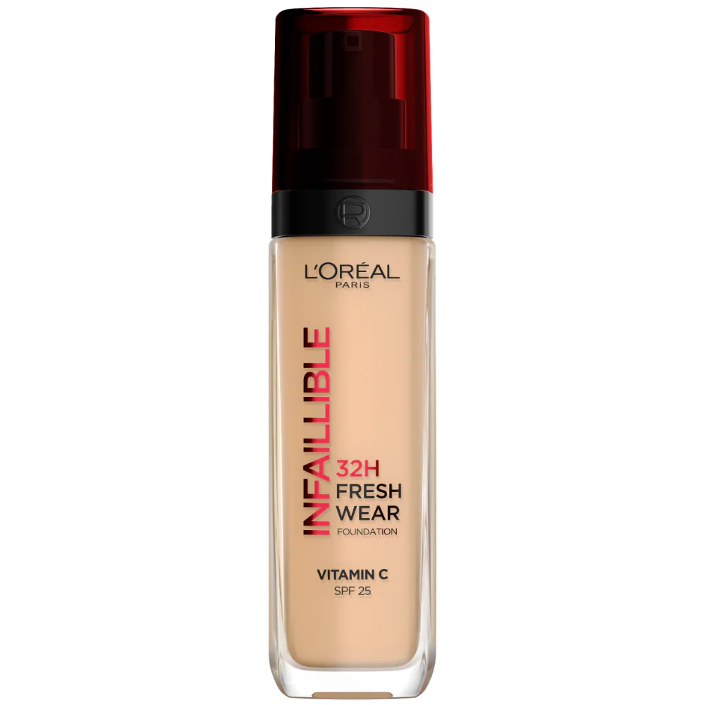 L'Oreal Paris Infallible 32H Fresh Wear Vitamin C Foundation SPF25 35ml - Image 43