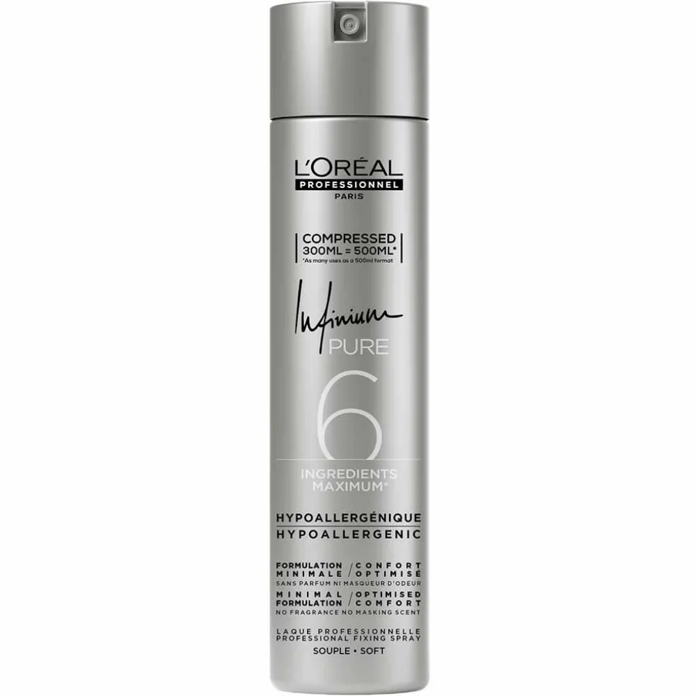 L'Oreal Professionnel Infinium Pure 6 Soft Hairspray 300ml