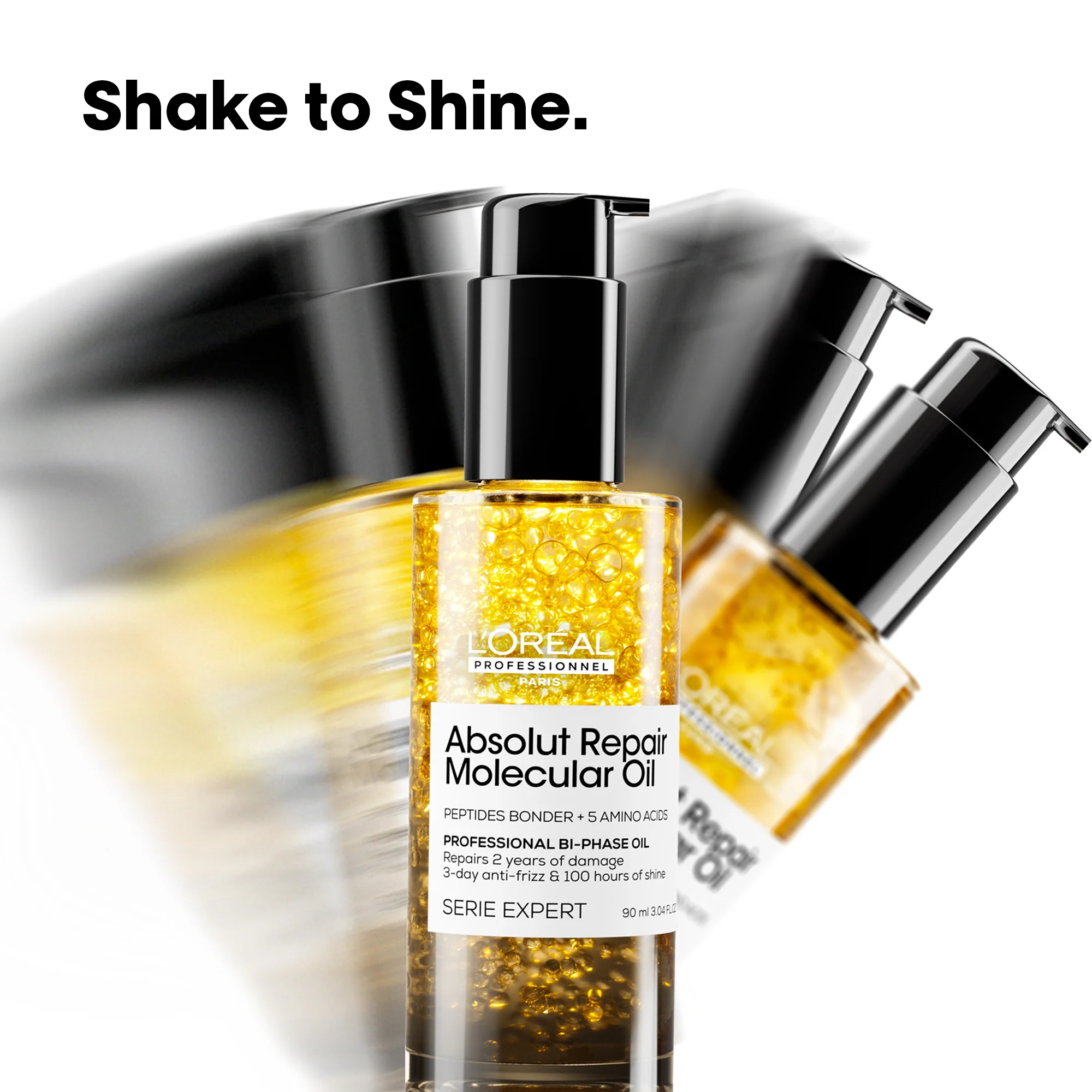 L'Oreal Professionnel Serie Expert Absolut Repair Molecular Bi-Phase Oil 90ml - Image 6