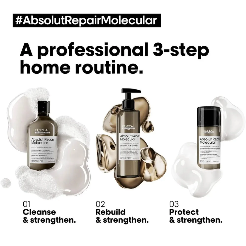 L'Oreal Professionnel Serie Expert Absolut Repair Molecular Leave-In Mask 100ml - Image 6