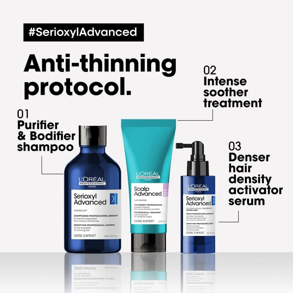 L'Oreal Professionnel Serie Expert Serioxyl Advanced Density Activator Hair Serum 90ml - Image 5