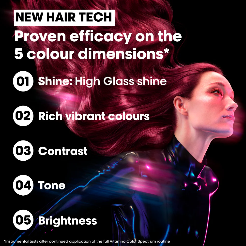 L'Oreal Professionnel Serie Expert Vitamino Colour Spectrum Glass Shine Hair Serum 50ml - Image 3