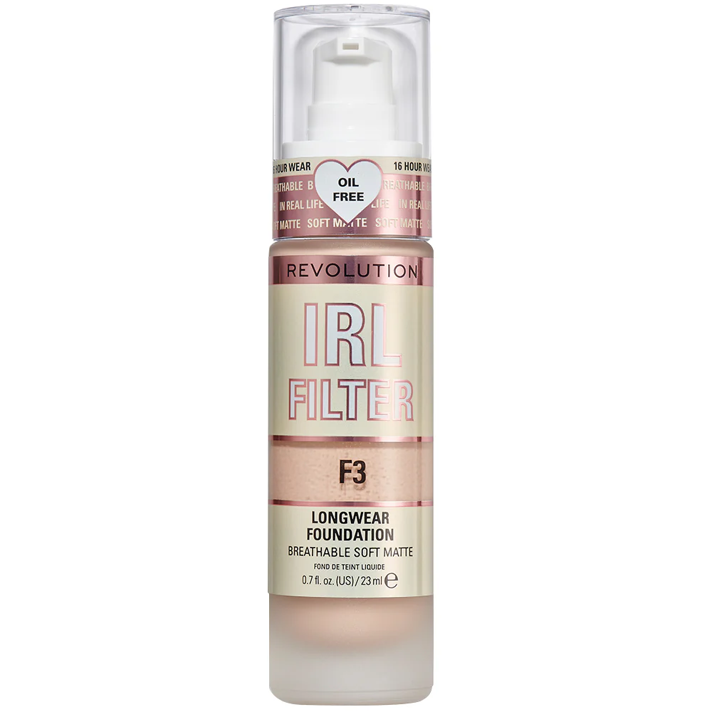 Makeup Revolution IRL Filter Longwear Foundation 23ml - Image 4