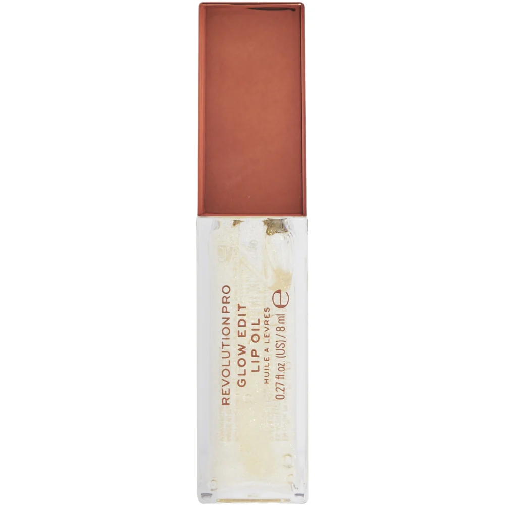 Makeup Revolution Revolution Pro Glow Edit Shimmer Lip Oil 8ml - Image 4