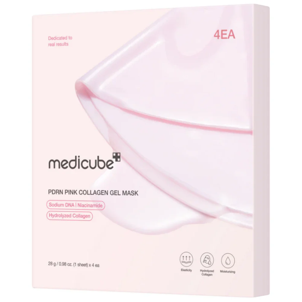 Medicube PDRN Pink Collagen Gel Mask Pack 4 x 28ml