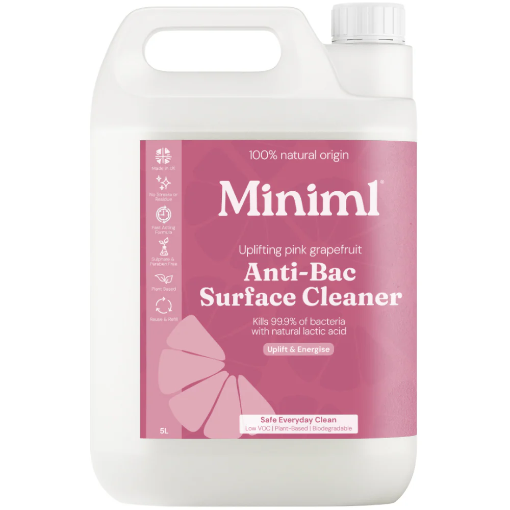 Miniml Anti-Bacterial Surface Cleaner Pink Grapefruit 5000ml