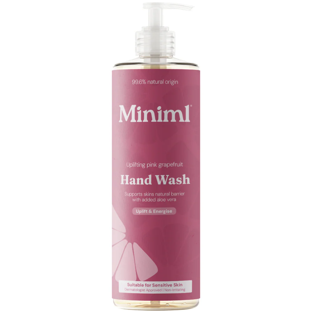 Miniml Eco-Friendly Hand Wash Pink Grapefruit & Aloe Vera 500ml Plastic Pump