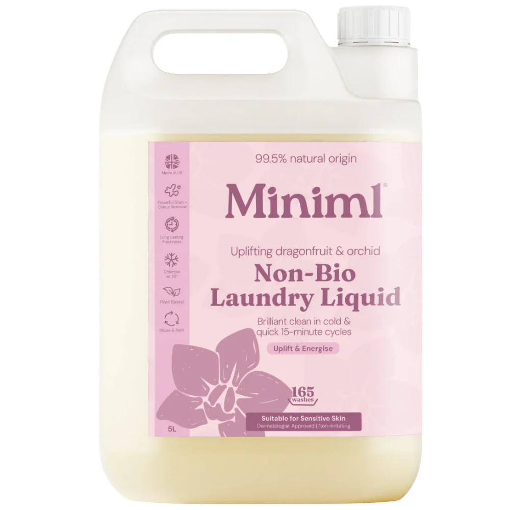 Miniml Non-Bio Laundry Liquid Uplifting Dragonfruit & Orchid 5000ml