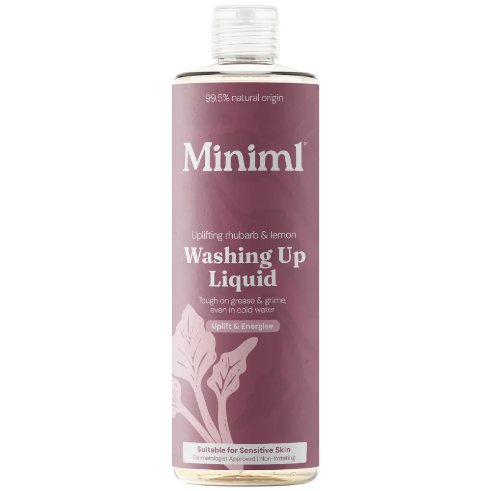 Miniml Washing Up Liquid Uplifting Rhubarb & Lemon 400ml