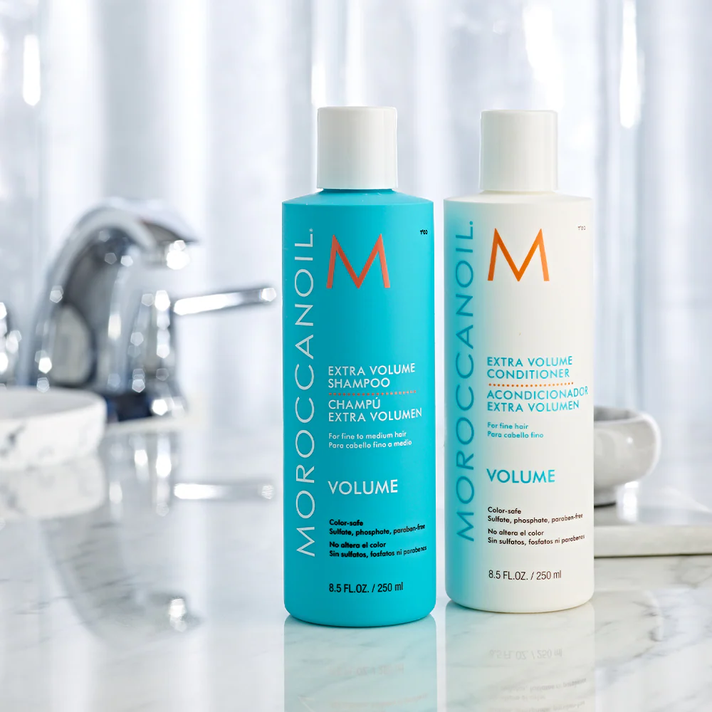 Moroccanoil Extra Volume Shampoo & Conditioner Twin 2 x 250ml - Image 2