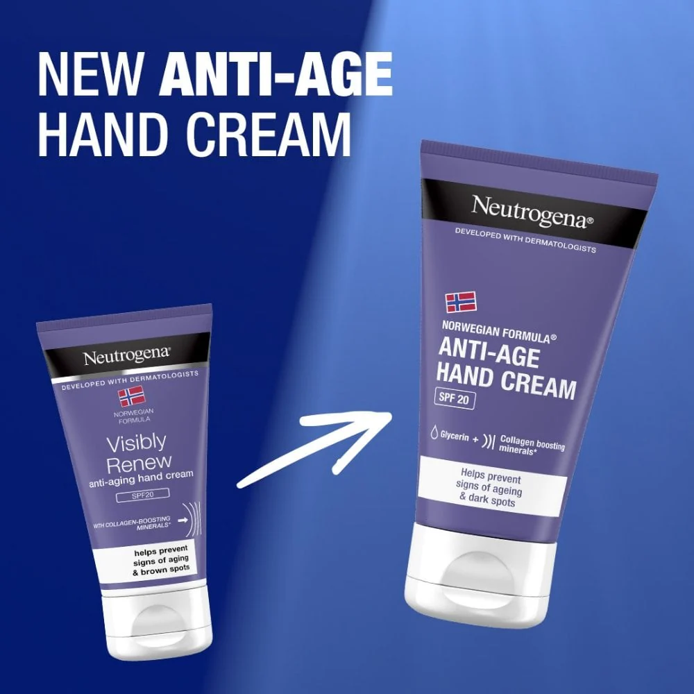 Neutrogena Norwegian Formula Visibly Renew Hand Cream SPF20 75ml - Image 2
