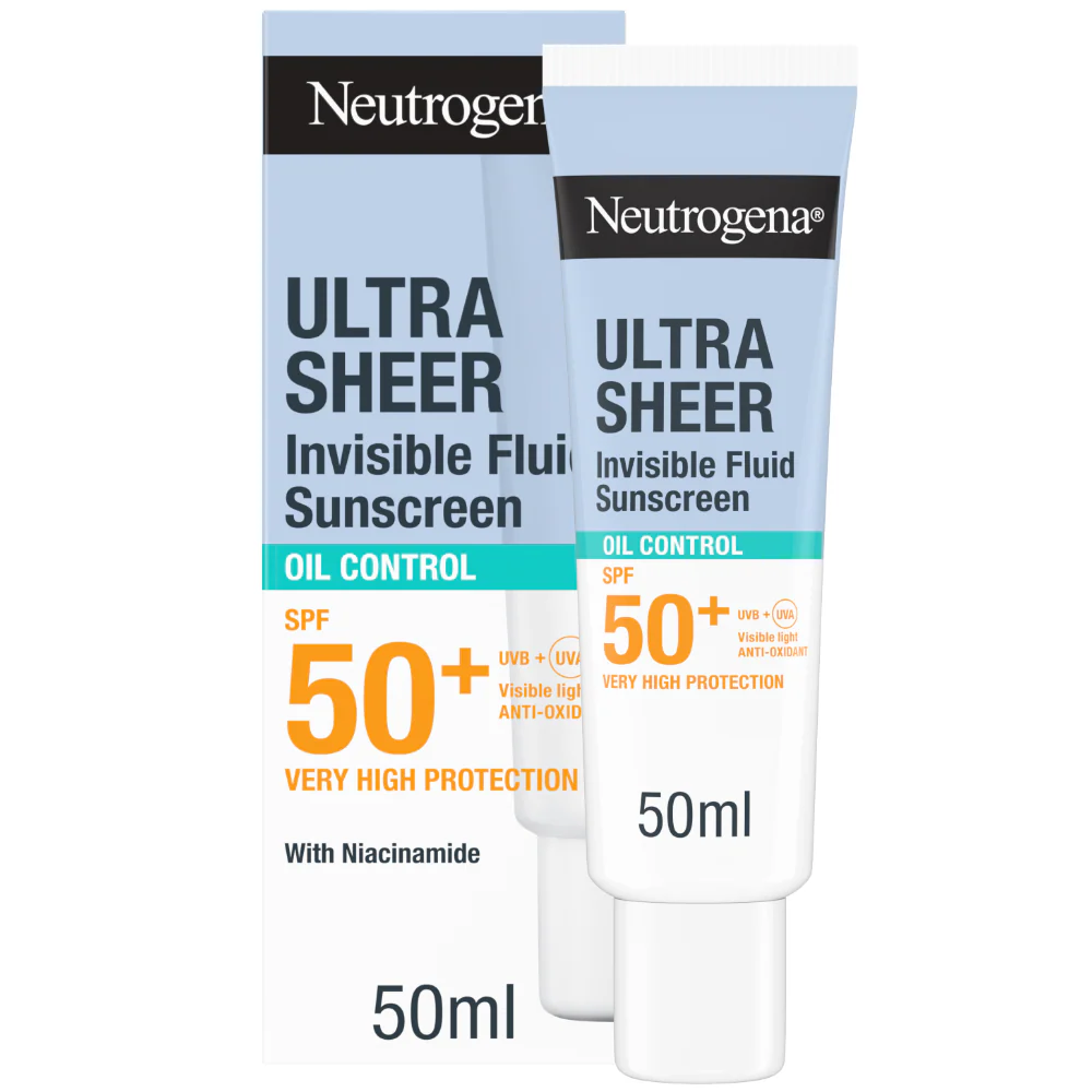 Neutrogena Ultra Sheer Invisible Oil Control Fluid Sunscreen SPF50+ 50ml