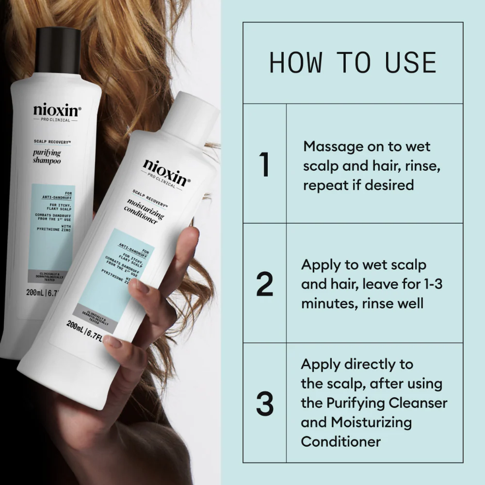 Nioxin Scalp Recovery Anti-Dandruff Moisturising Conditioner 1000ml - Image 4