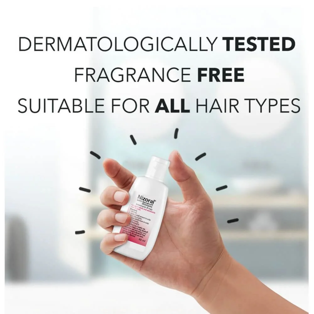 Nizoral Anti-Dandruff Shampoo Duo 2 x 60ml - Image 4