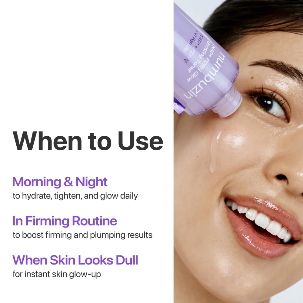 Numbuzin No. 9 NAD+ PDRN Glow Boosting Toner 150ml - Image 7