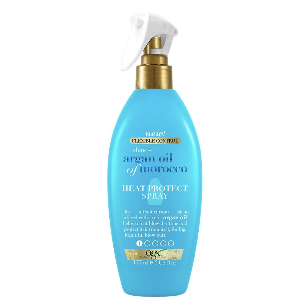 OGX Shine+ Argan Oil Of Morocco Heat Protect Spray 177ml