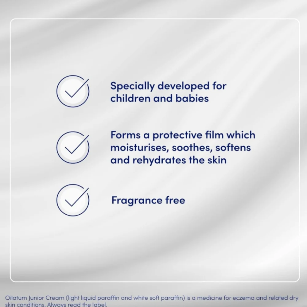 Oilatum Junior Emollient Cream Eczema & Dry Skin 500ml - Image 3