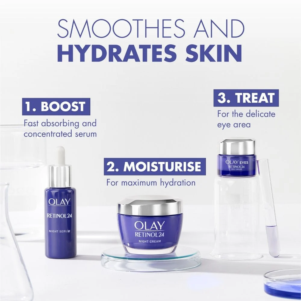 Olay Retinol 24 & Glycerin Night Cream 50ml - Image 3