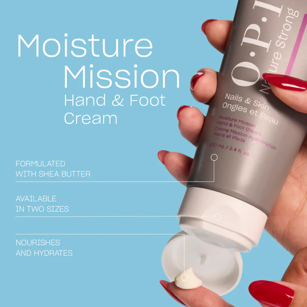 OPI Nature Strong Moisture Mission Hand & Foot Cream 250ml - Image 2