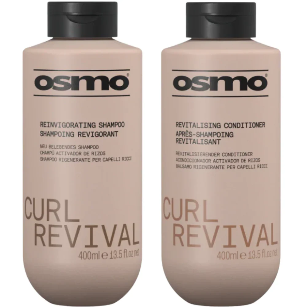 Osmo Curl Revival Reinvigorating Shampoo & Revitalising Conditioner Twin 2 x 400ml